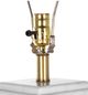 A & B Home White 14" Table Lamp-4