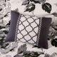 Olliix by Intelligent Design Black and White Full/Queen Dorsey Floral Print Comforter Set-3