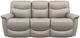 La-Z-Boy® James Muslin Power Reclining Sofa with Headrest and Lumbar-1