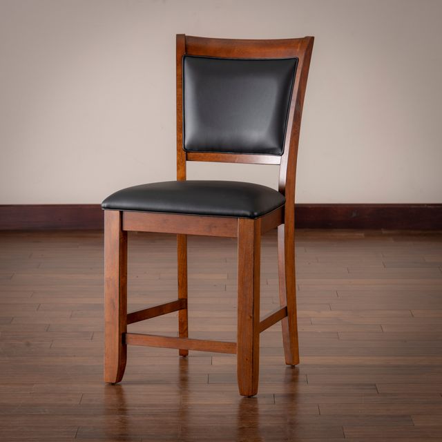 American Heritage Billiards Westwood Suede Set Of 2 Brown Stools-1