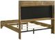 Coaster® Henderson Light Gray/Medium Oak Eastern King Panel Bookcase Bed-4
