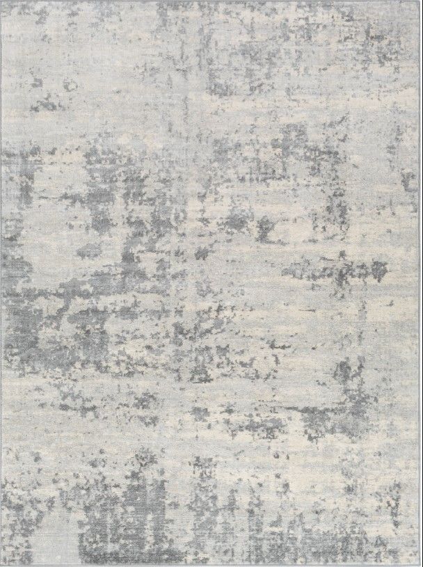 Surya Monaco Gray/Ivory 4'x6' Area Rug-0