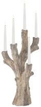 Currey & Company Rafaela Dark Brown Medium Flameless LED Candelabra-2