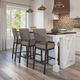Amisco Customizable Mathilde Upholstered Counter Stool-1