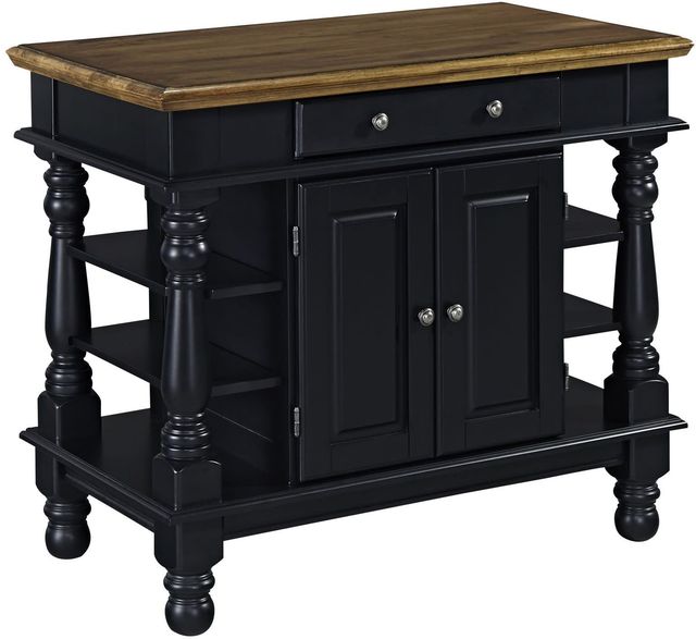 homestyles® Americana Black Kitchen Island-0