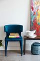 Moe's Home Collection Jennaya Teal Dining Arm Chair-4