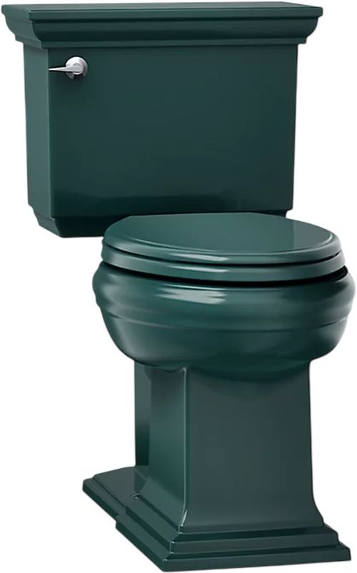 KOHLER® Memoirs® Stately Teal 2-Piece Elongated with Concealed Trapway, 1.28 Gpf-0
