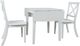 Jofran Inc. Eastern Tides 3-Piece ET Brushed White Dining Set-0