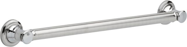Delta Chrome 24" Round Grab Bar-0