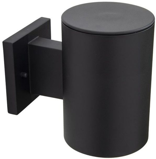 YHD Hillsdale Matte Black 1-Light Exterior Lighting-2