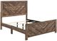 Homelegance® Corbin Rustic Brown Full Panel Bed-4