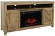 Jofran Inc. Bryce Brown 60" Fireplace with Logset-0