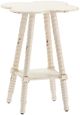 Crestview Collection Clover White Accent Table-0