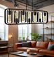 YHD Elliptical Matte Black 7-Light Island Lighting-1