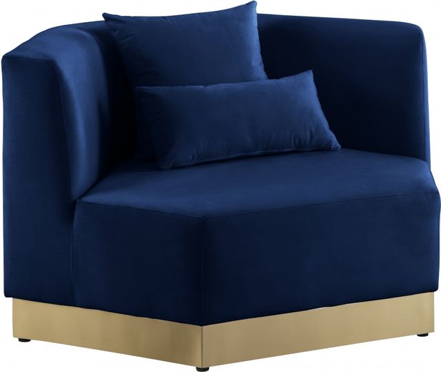 Meridian Furniture Marquis Navy Velvet Chair-0