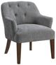 Homelegance® Rebecca Charcoal/Espresso Accent Chair-0
