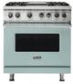 Viking® 5 Series 36'' Splash Pro Style Dual Fuel Range with Griddle-0
