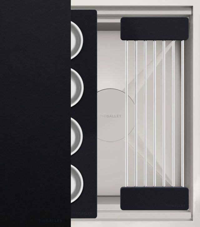 The Galley® Graphite Wood Composite Ideal ThinTop™ BarStation® -0