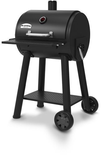 Broil King® Regal™ 400 Black Freestanding Charcoal Grill-3