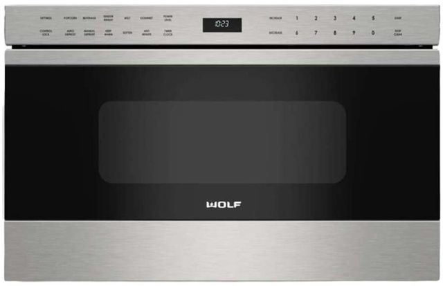 Wolf® 1.2 Cu. Ft. Stainless Steel Built In Microwave Drawers-0