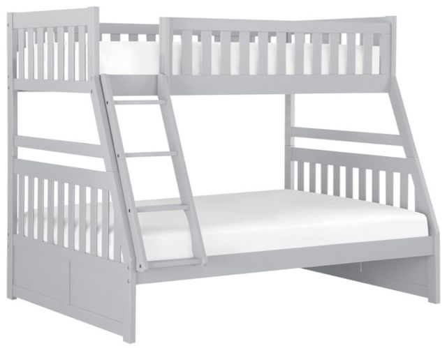 Homelegance® Orion Gray Twin/Full Bunk Bed-0