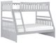 Homelegance® Orion Gray Twin/Full Bunk Bed-0