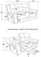 Coaster® Conrad 2-Piece Gray Manual Reclining Living Room Set-3