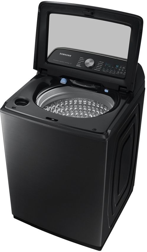 Samsung 5.5 Cu. Ft. Brushed Black Impeller Top Load Washer-2