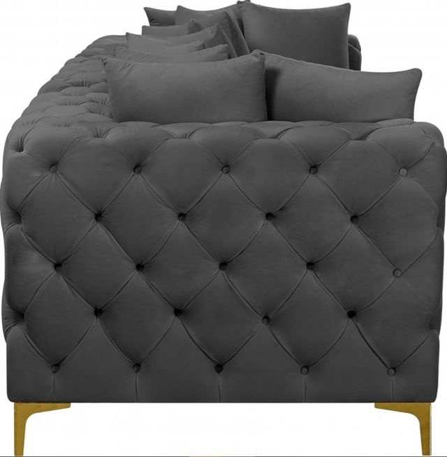 Meridian Furniture Tremblay Grey Velvet 108" Modular Sofa-3