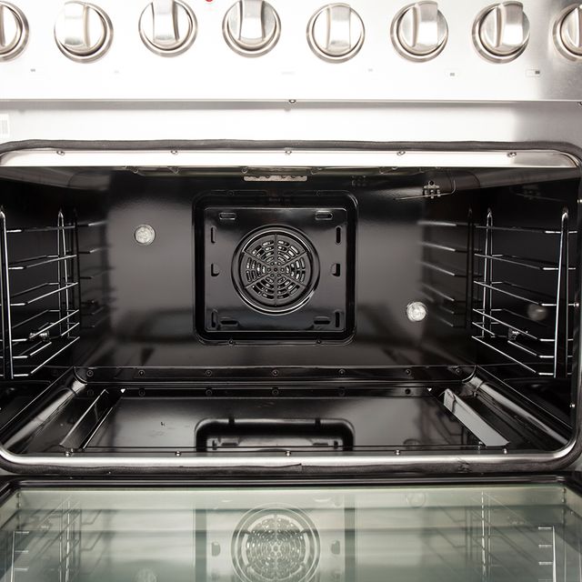 FORNO® Alta Qualita 36" Stainless Steel Pro Style Dual Fuel Range-7