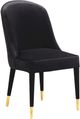 Moe's Home Collection Liberty 2-Piece Black Dining Chair Set-0