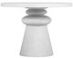 TOV Furniture Lupita White 42" Round Dinette Table-3