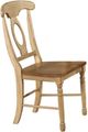 Winners Only® Quails Run Almond/Ebony Rake Side Chair-0