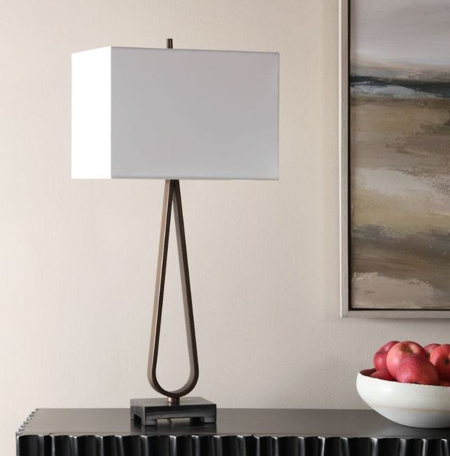 Uttermost® Galloway Dark Bronze Table Lamp-2