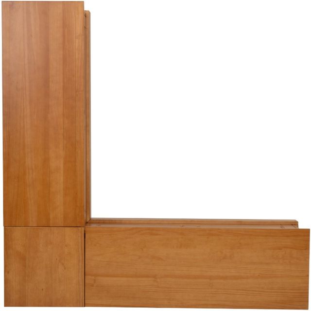 Linon Norah Caramel Backless Nook Bench-3