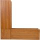 Linon Norah Caramel Backless Nook Bench-3