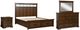 Signature Design by Ashley® Taffenbrook 4-Piece Medium Brown King Panel Storage Bedroom Set-0
