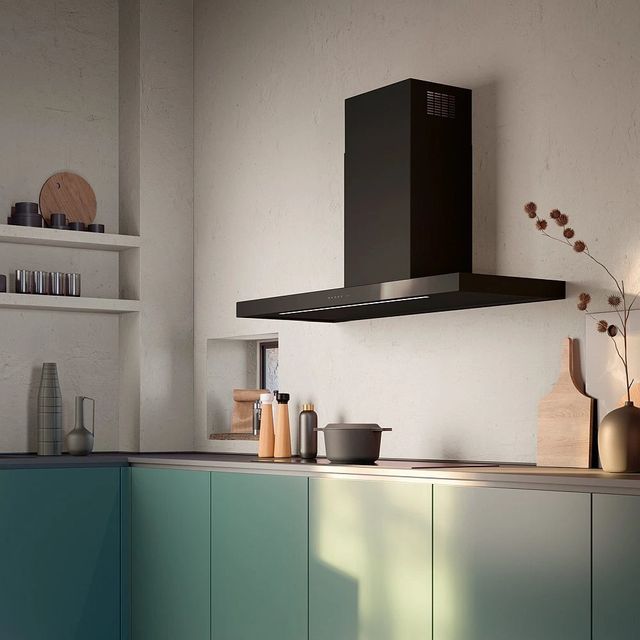 Falmec Plane NRS 30" Matte Black Wall Mounted Range Hood-3