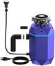 FORNO ACQUA® BrightDIAMOND 0.75 HP Continuous Feed Amethyst Garbage Disposal with Surround LED and Integrated Air Switch-0