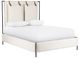 Four Hands Leigh Hockney Ivory/Waxed Black Queen Upholstered Bed-0