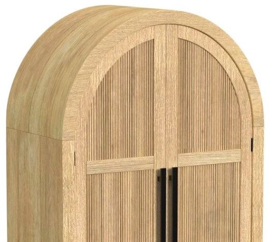 Elements International Ridgemont Natural Large Cabinet-1