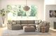 Jackson Furniture Turner 6-Piece Mushroom Modular Sectional with Ottoman-1