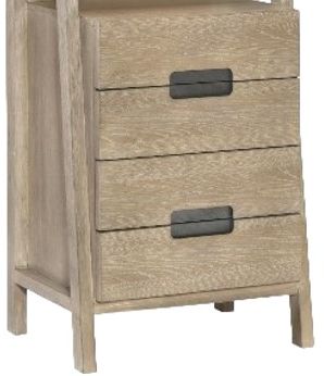 Legacy Kids Teen District Weathered Oak Youth Bookcase-2