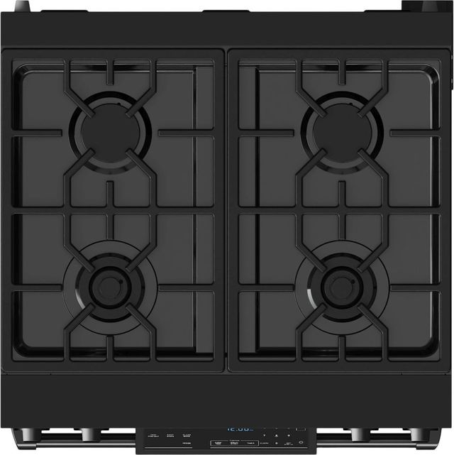 Thor Kitchen® Gordon Ramsay Series 30" Matte Black Pro Style Gas Range-1