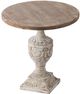 A & B Home Antique Off-White/Natural Table -0