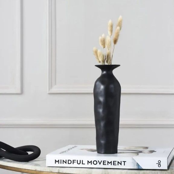 Renwil® Sirsi Matte Black Vase-3