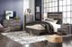 Signature Design by Ashley® Drystan 2-Piece Brown Rustic Queen Panel Bed Set-3