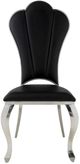 ACME Furniture Cyrene Black/Chrome Dining Side Chair -1