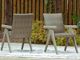 Signature Design by Ashley® Cliff Trails Beige Aluminum Outdoor Arm Chair-5