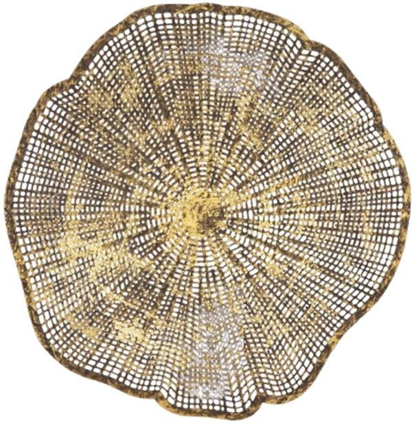 Uttermost® Radiance 3-Piece Gold/Natural Wall Decor Set-4